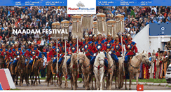 Desktop Screenshot of naadamfestival.com